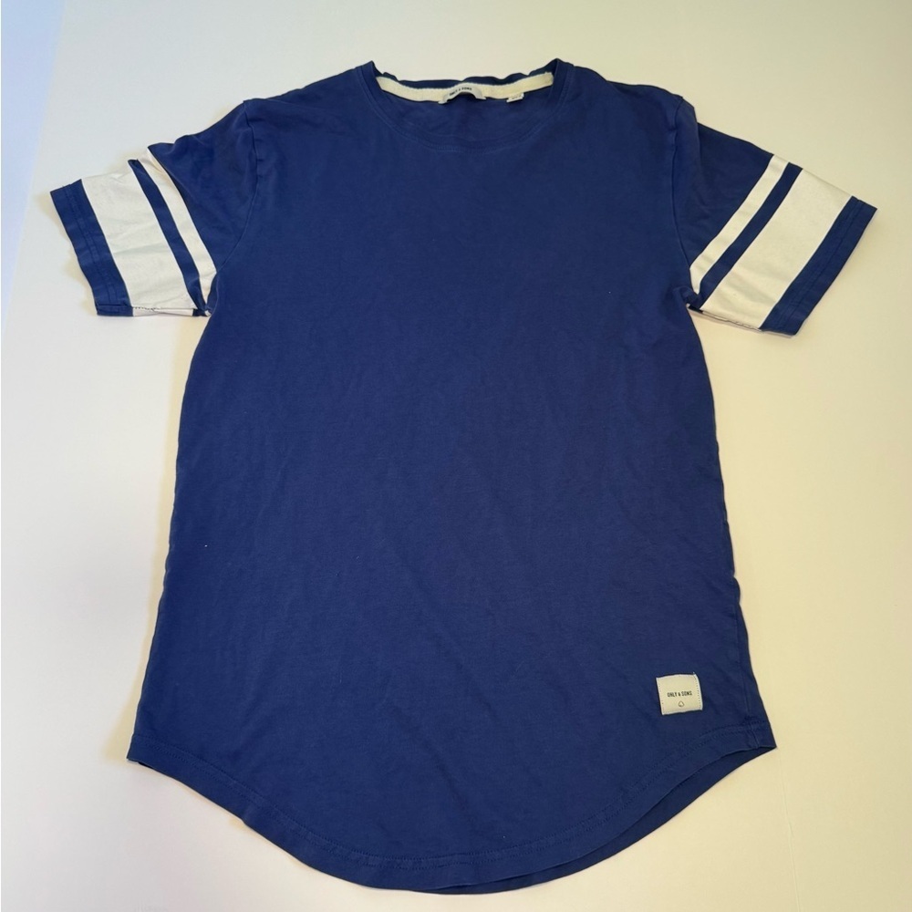 Only & sons blue T-shirt size small